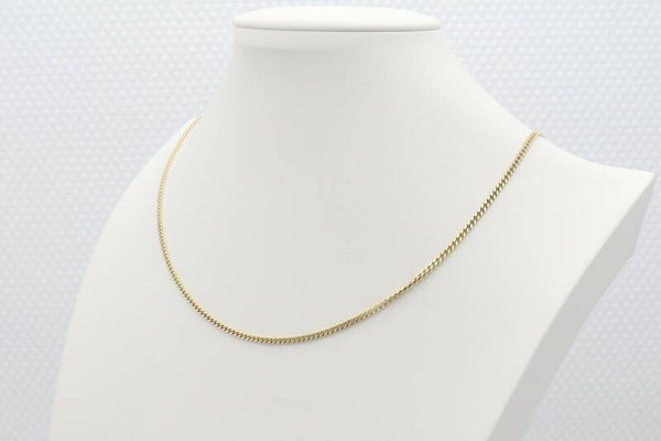 Gouden gourmet schakelketting. 2021/117.