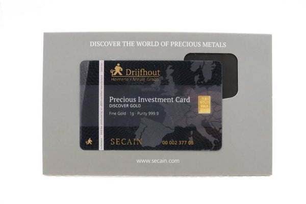 Set 2x 1 Gram Unitybars van Heimerle. 999,9 Puur goud. Nr21/2(Op voorraad)