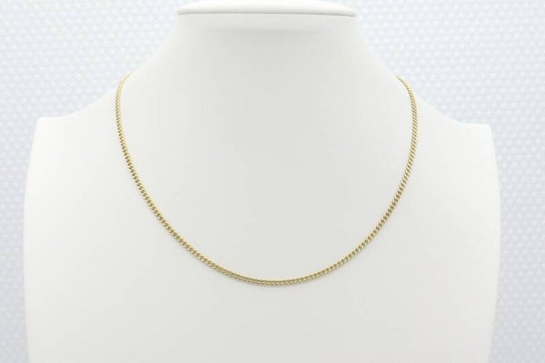 Gouden fantasie schakelketting. 2021/302.