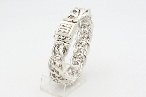 Zilveren Buddha to Buddha armband type Nathalie. 2021/359.