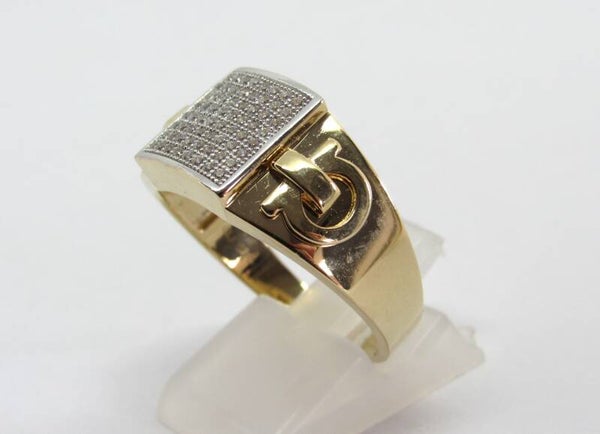 14 Karaat. Rolex herenring. Maat: 20.6. Nr: 19/A208.