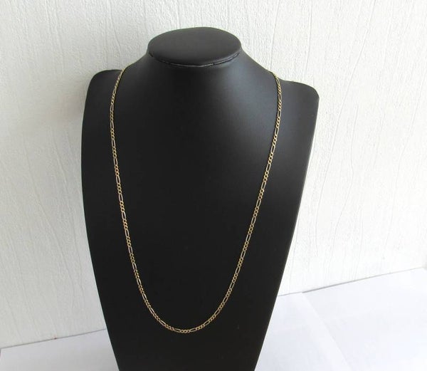 14 Karaat. Geel/Wit Italiaanse gouden ketting. Nr: 19/A320.