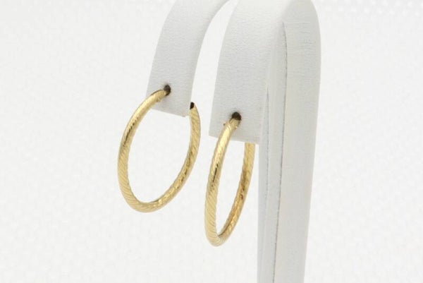 18 Karaat. Gouden vintage creolen. Nr:2020/402.