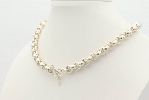 Zilveren jasseron ketting. 2021/651.