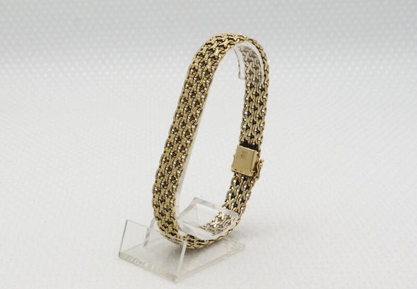 Gouden schakelarmband. 2021/795.