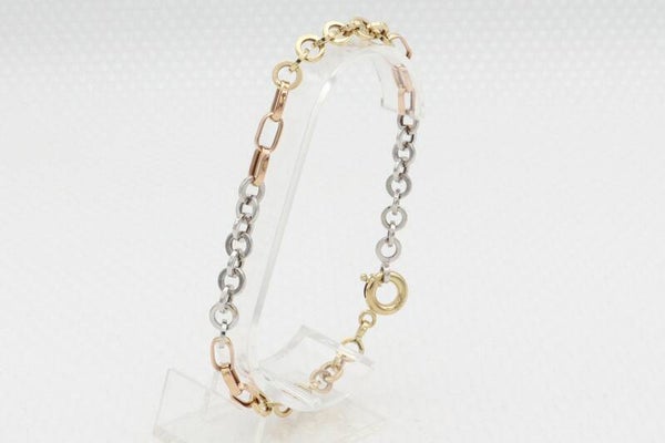 Gouden Tri-color armband. 2020/903.
