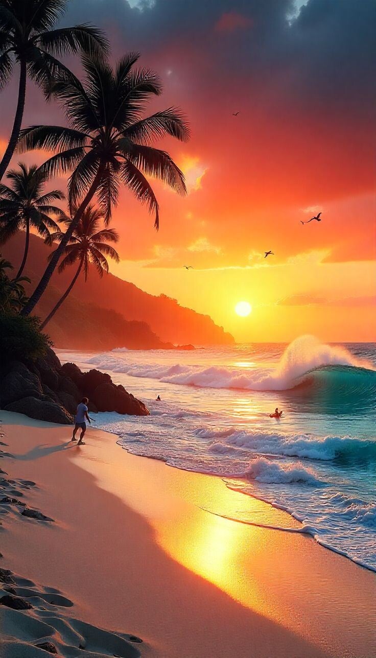 A Sunset One Haiku Poem