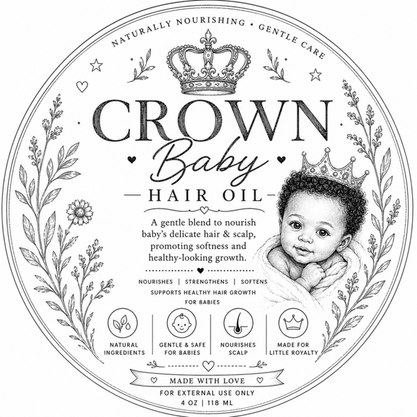 Crown Baby Hair Scalp oil