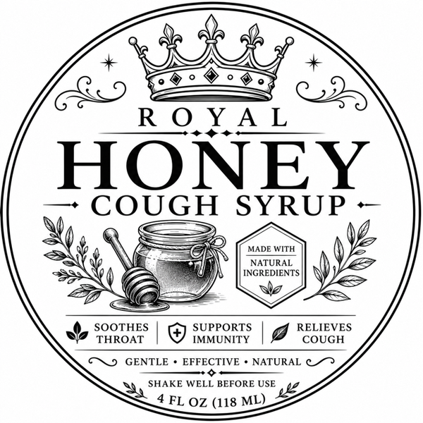Royal Honey Cough Syrup Jar