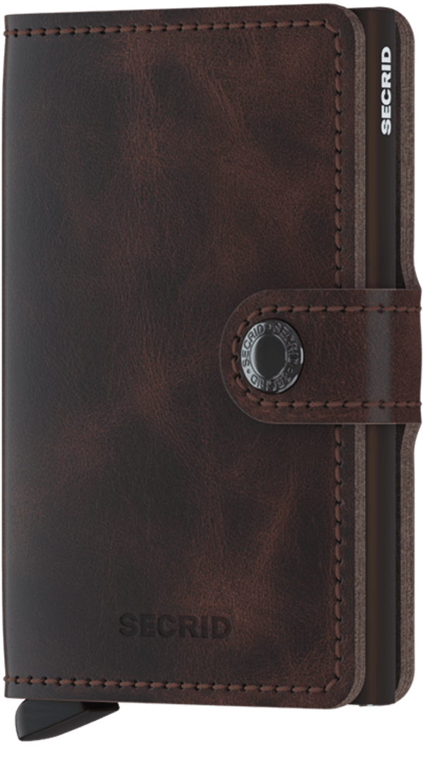 Secrid miniwallet vintage cocolate