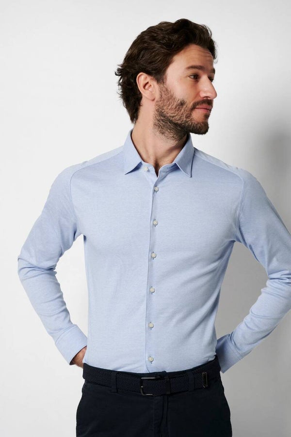 Desoto Jersey Shirt NOS | 97028 502-light blue piquè