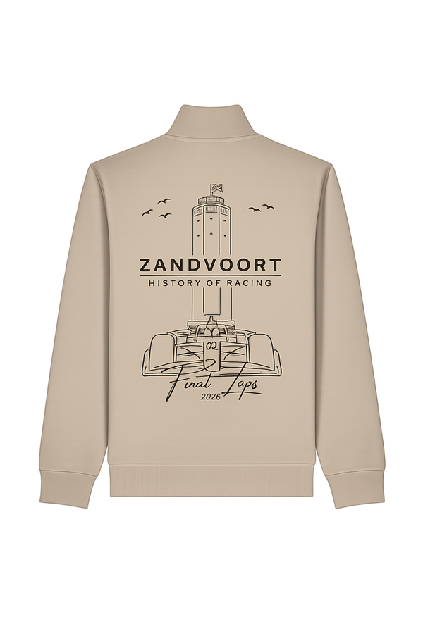 Zandvoort History of Racing Vest | Final Laps Sand & Mocha