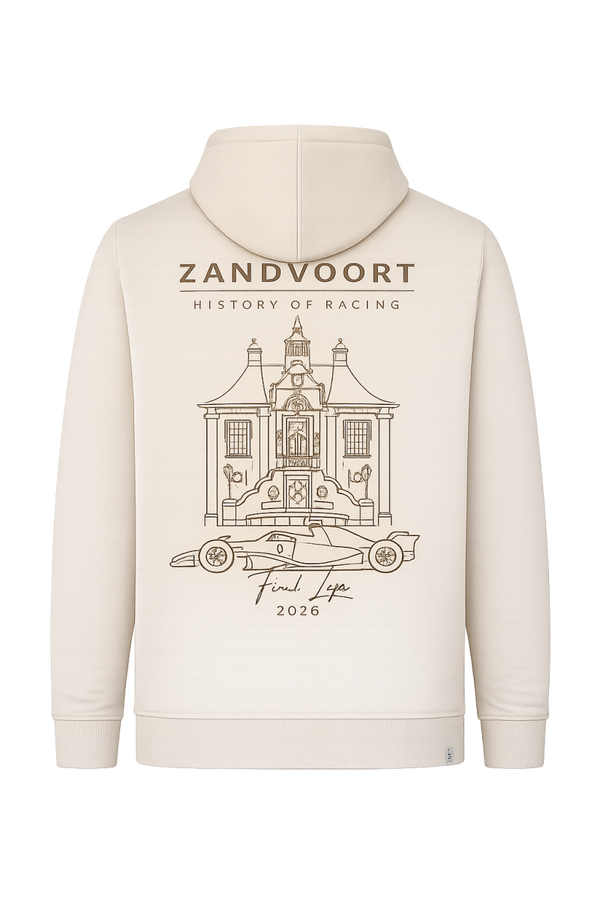 Zandvoort history of Racing Hoody 2026 | Het Raadhuis Desert Dust