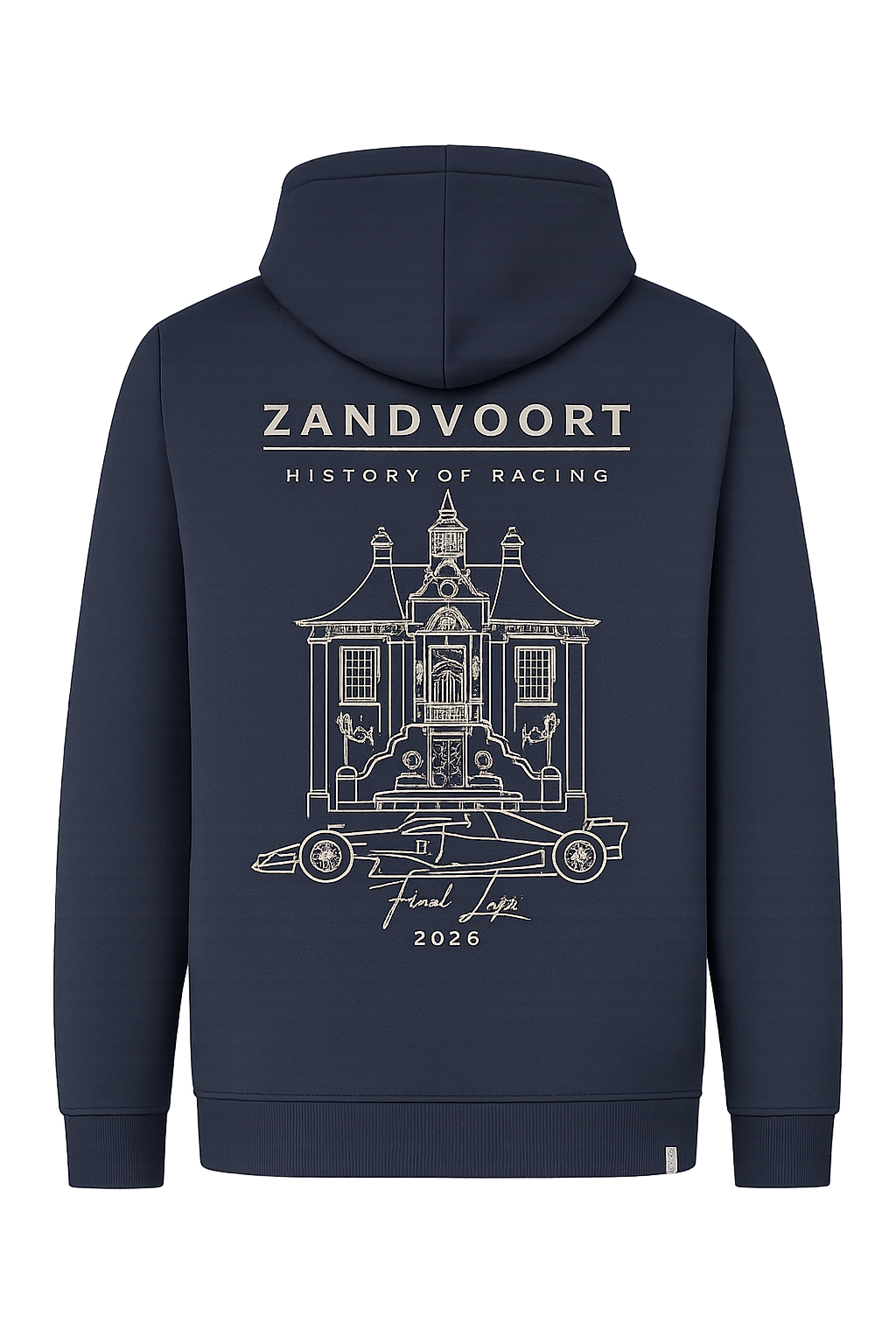 Zandvoort history of Racing Hoody 2026 | Het Raadhuis Navy