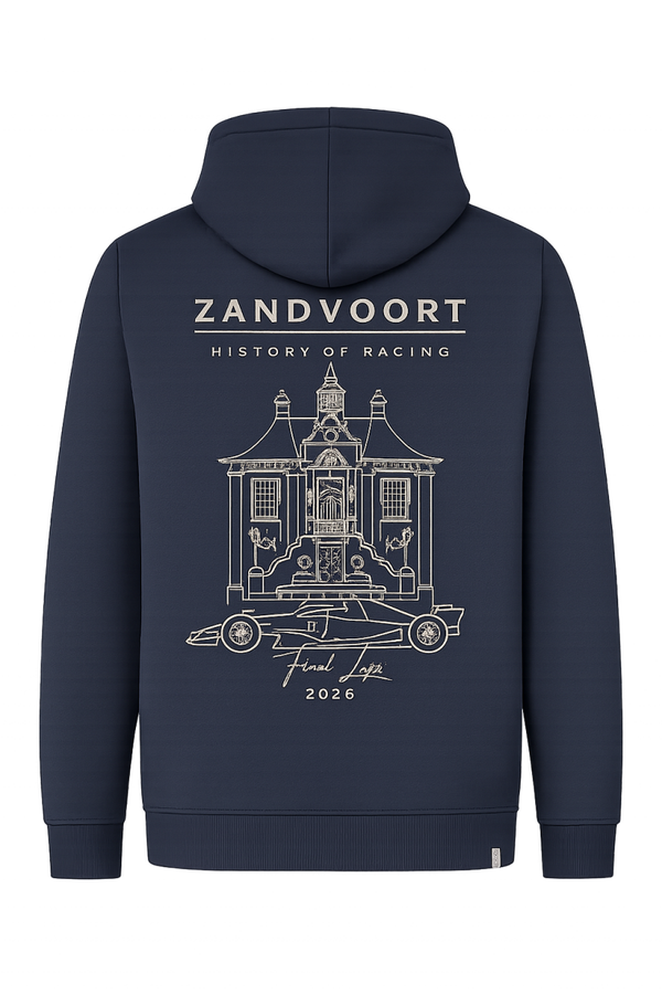 Zandvoort history of Racing Hoody 2026 | Het Raadhuis Navy