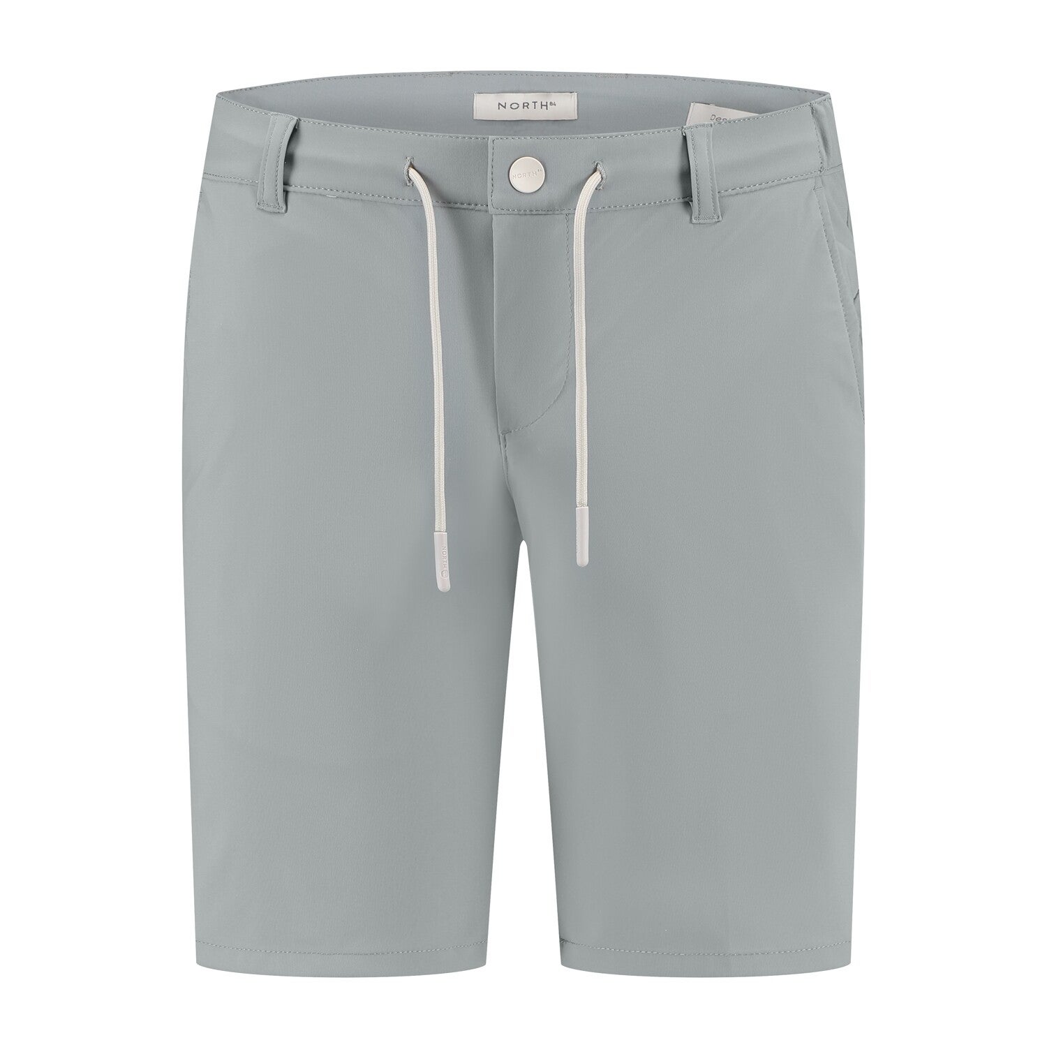 North84 Travelshort | Korte Broek Travelstof Mannen | 8444.2010 Medium Grey