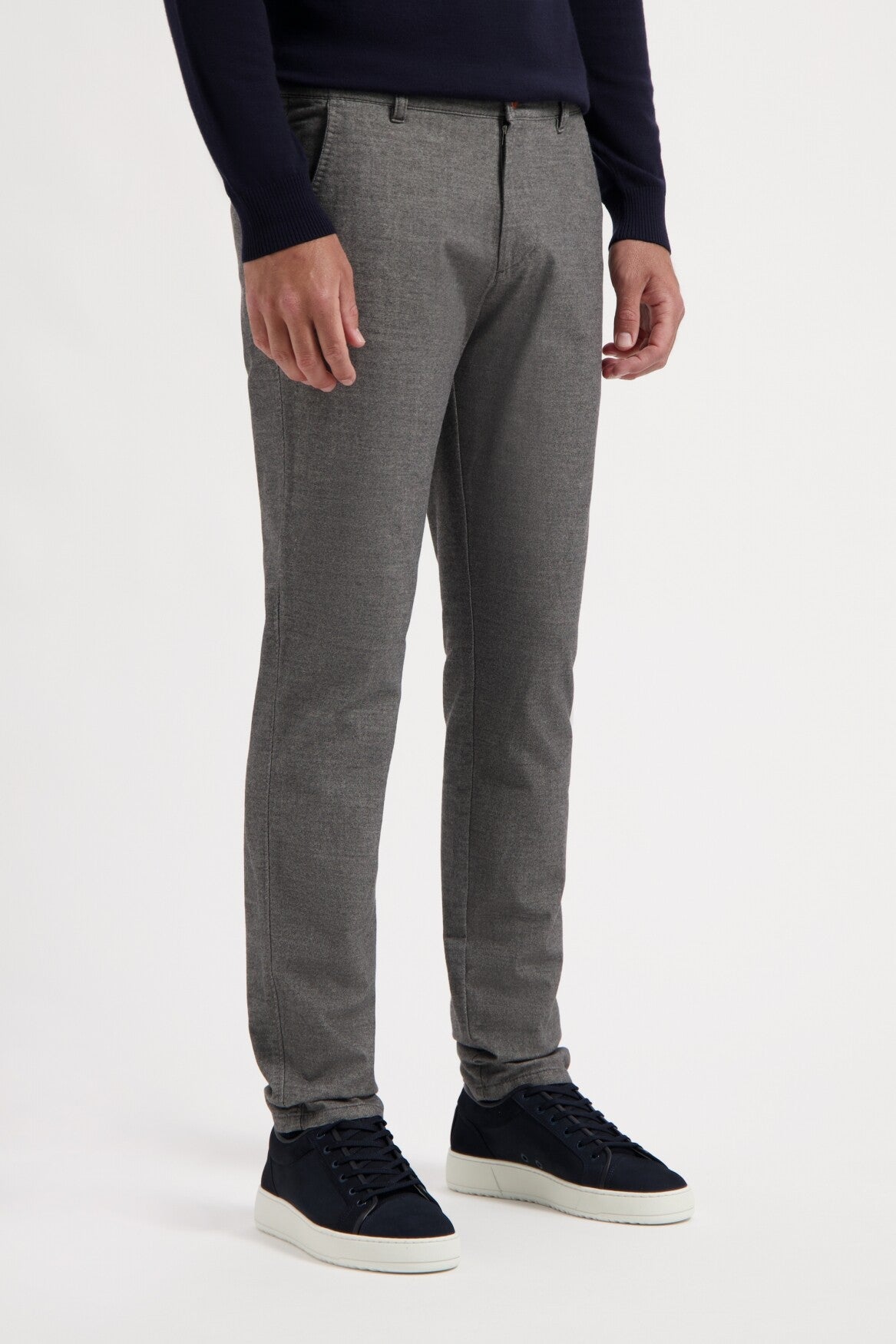 North84 Travel Wool Look Chino | 84152007 Grey