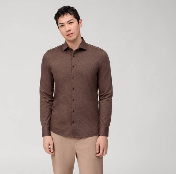 Olymp Overhemd | 20604428 | Bruin