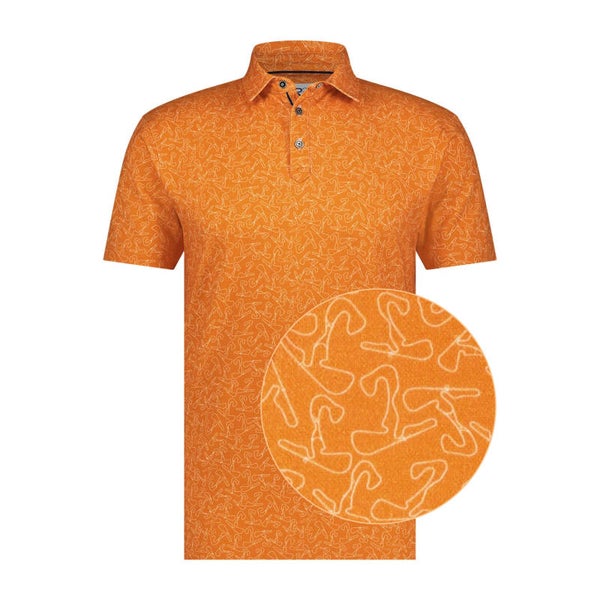 GP Polo Oranje | Dutch Circuit Zandvoort Print 005.095 | R2 Amsterdam