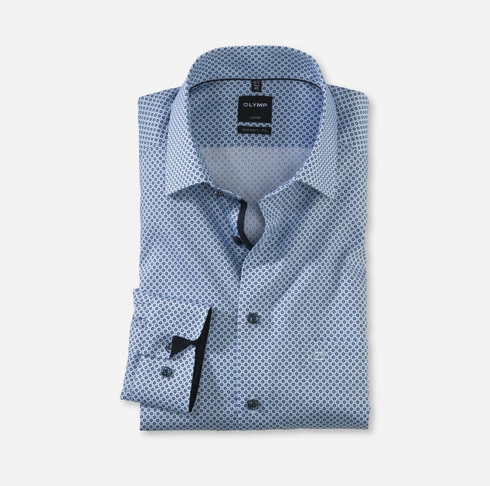 Olymp overhemd blauw Z80109