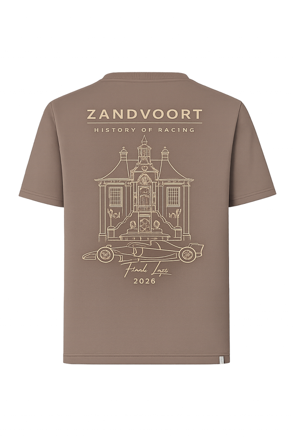 Zandvoort history of Racing T-shirt 2026 | Het Raadhuis Mocha