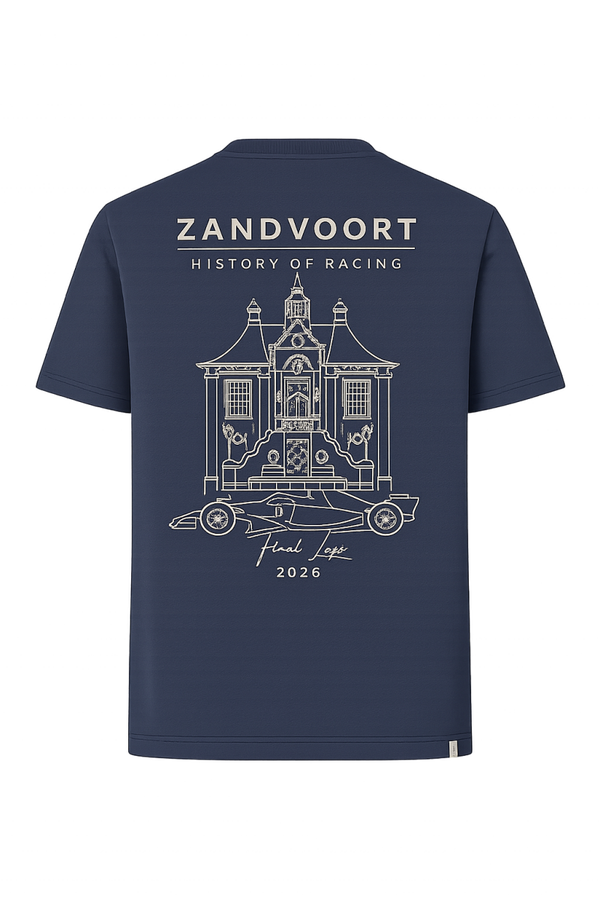 Zandvoort history of Racing T-shirt 2026 | Het Raadhuis Navy
