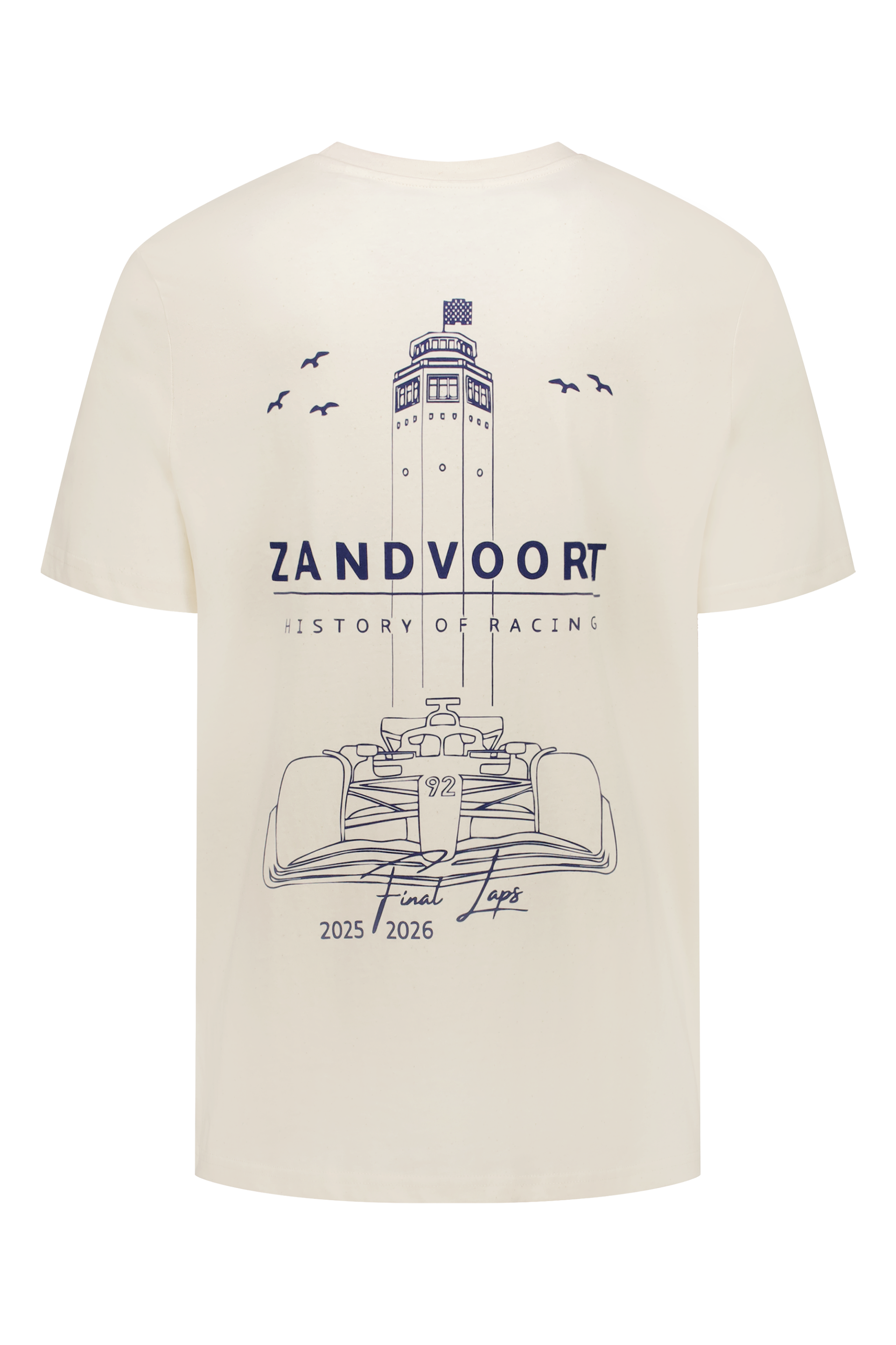 Zandvoort History of Racing T-shirt '25 & '26 | Final Laps Natural Raw