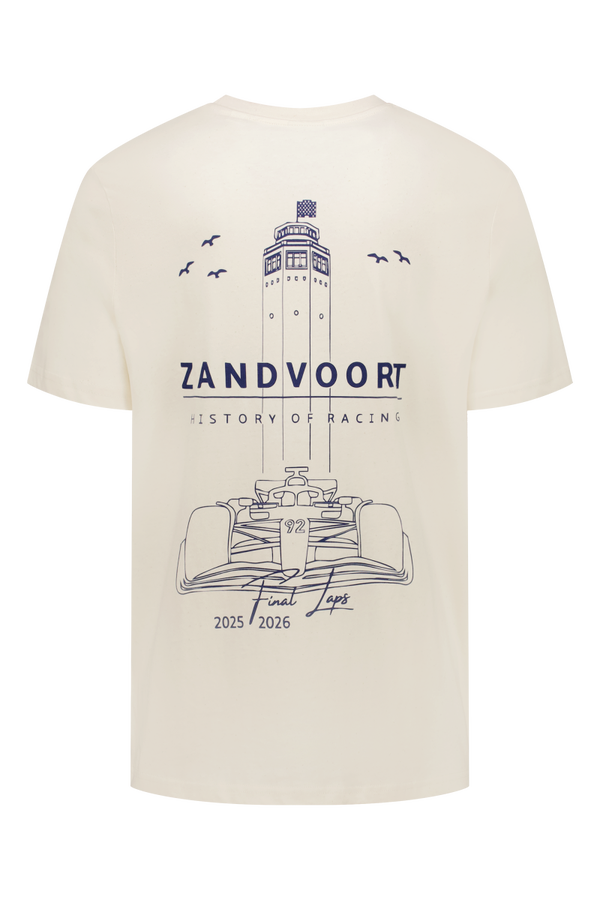 Zandvoort History of Racing T-shirt '25 & '26 | Final Laps Natural Raw