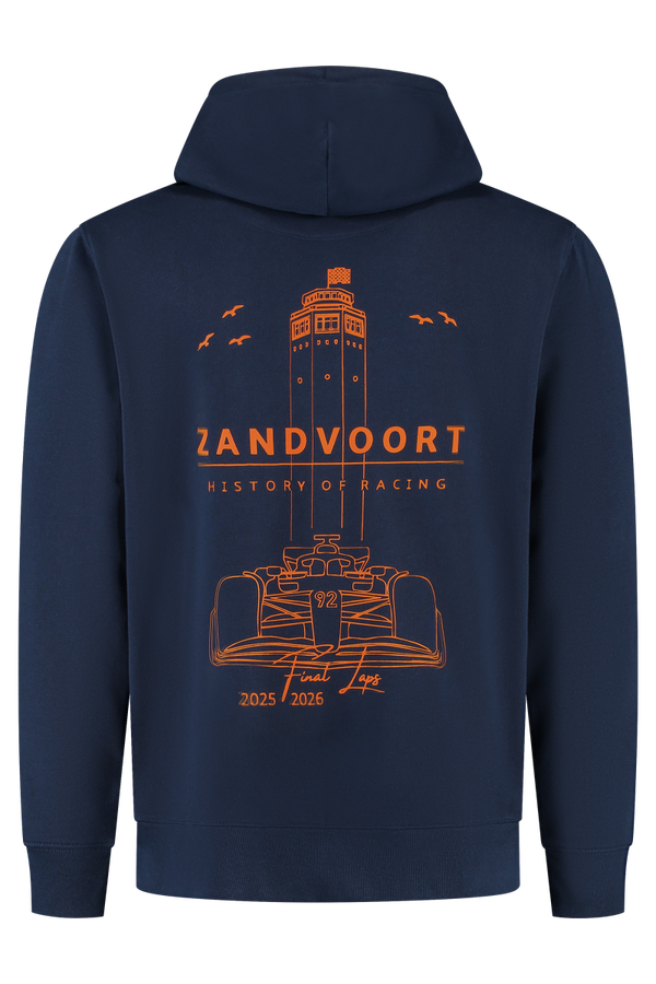 Zandvoort History of Racing Hoody '25 & '26 | Final Laps Navy & Orange