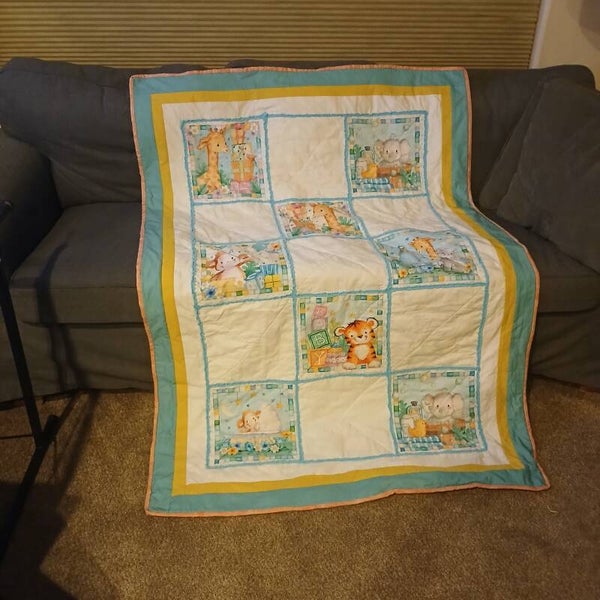 Safari Baby Animal Quilt