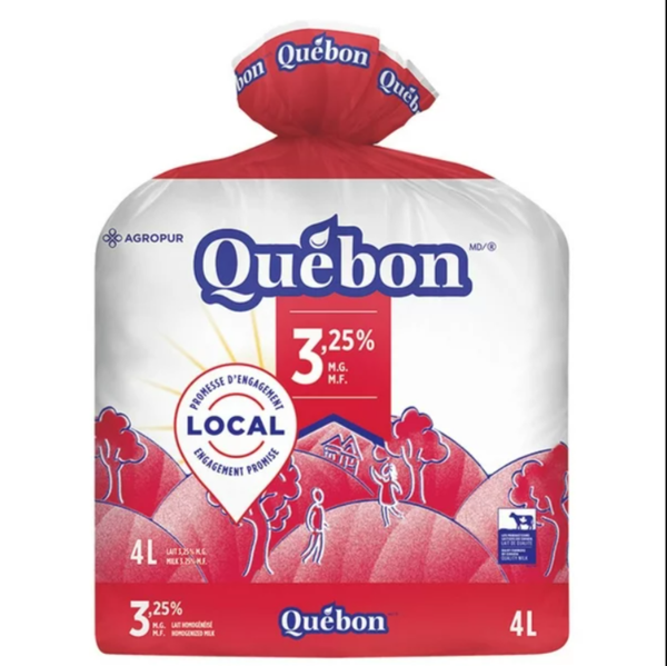 Quebon Milk 3.25% 4L