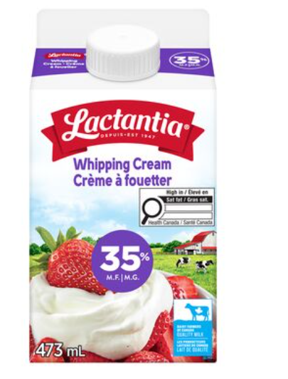 Lactantia Cream 35% 473ml