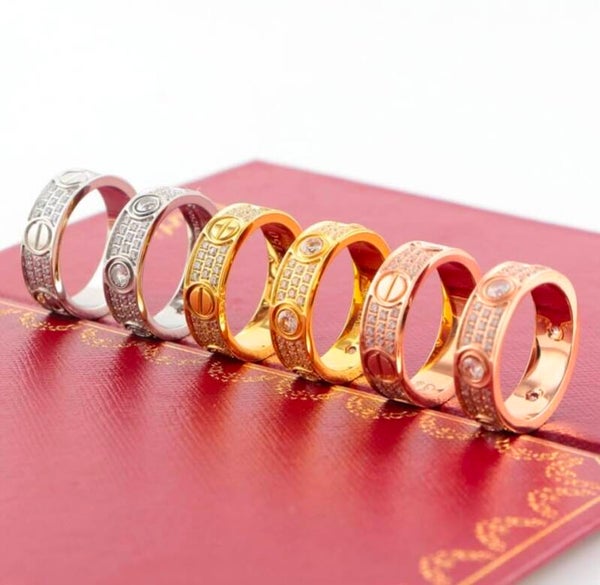 Cartier diamond rings