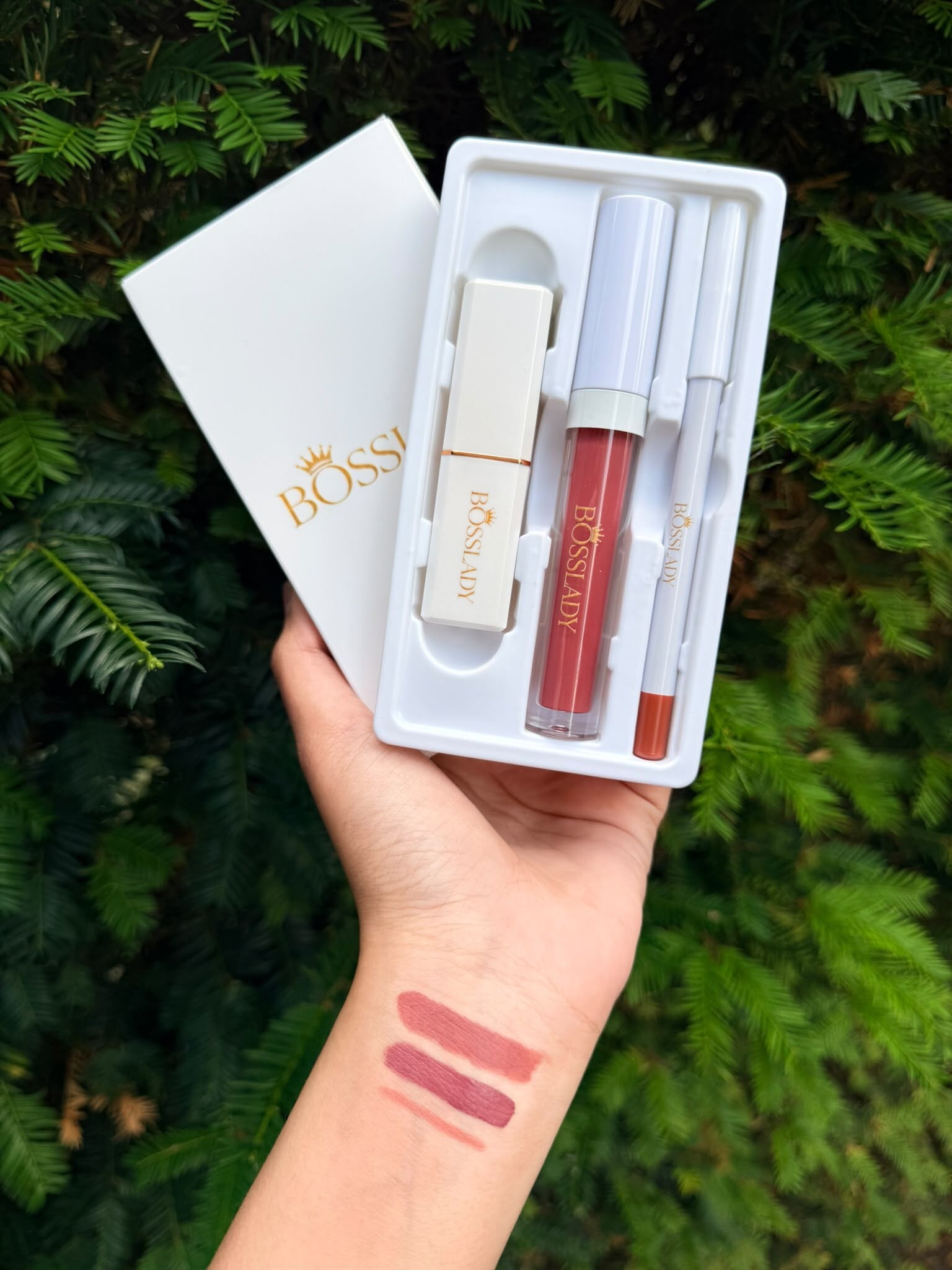 3Pcs matte lipstick set #3-BOSSLADY