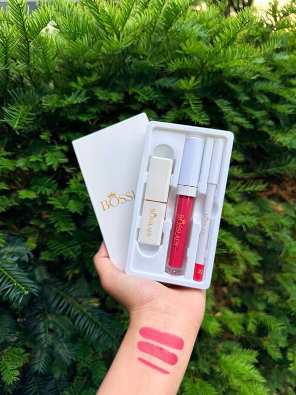 3Pcs matte lipstick set #22-BOSSLADY