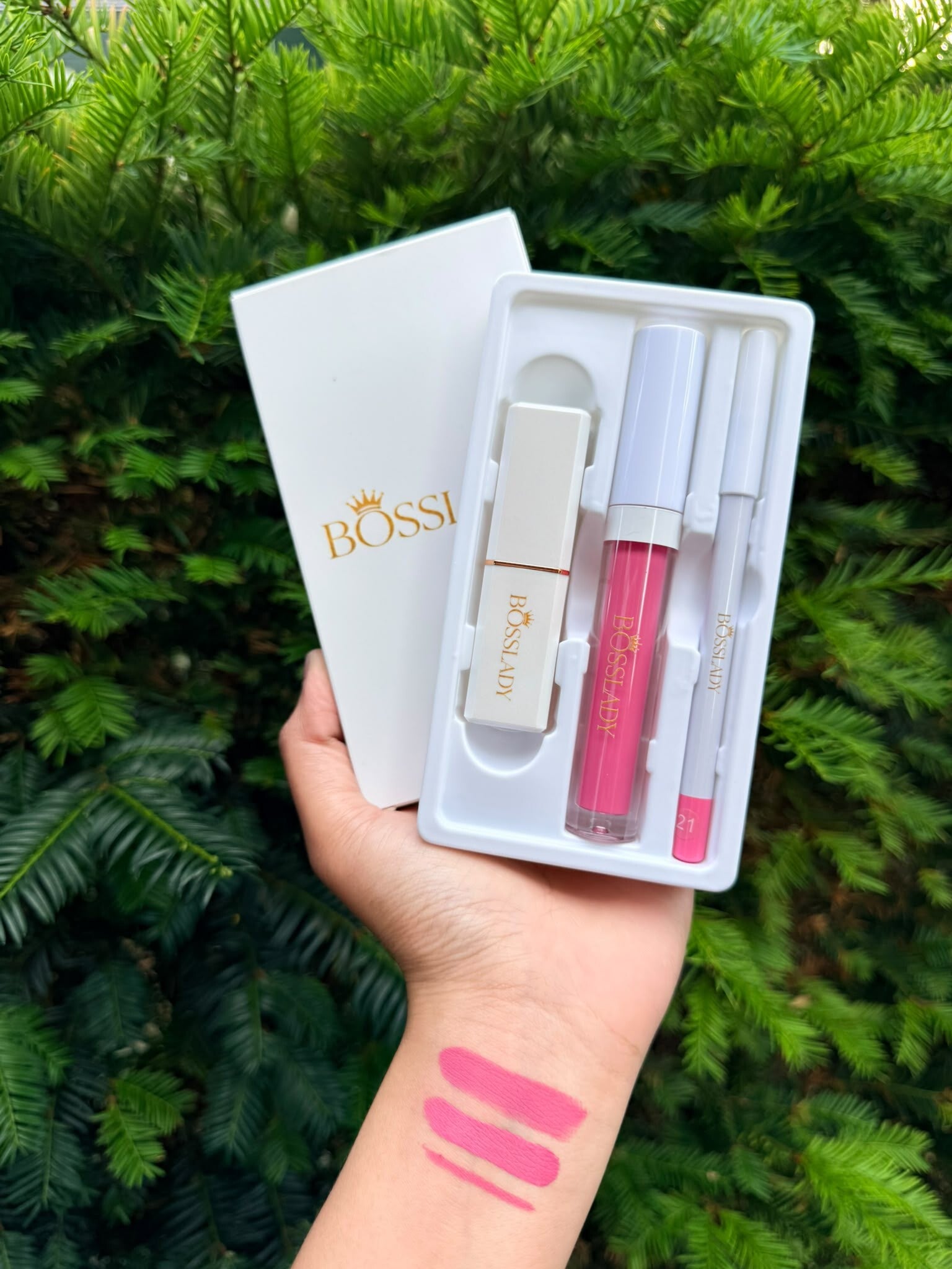 3Pcs matte lipstick set #21-BOSSLADY