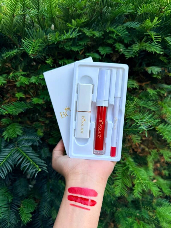 3Pcs matte lipstick set #23-BOSSLADY
