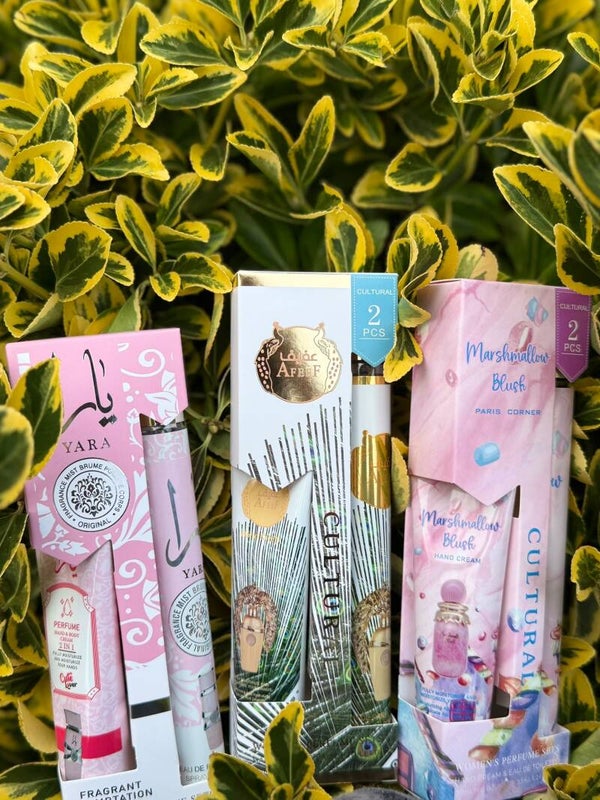 2 Pcs Set Travel parfum and Handlotion