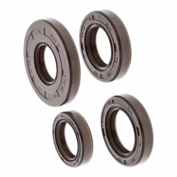 Set 4x Wellendichtringe NJK - für Simson Motor kpl., FPM, braun - M500-M700