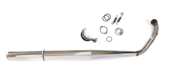 Simson AOA 3,5 Auspuff-Anlage inkl. Krümmer und Kalottenset, 32mm