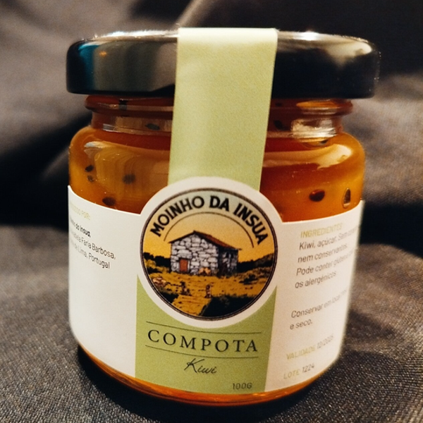 compotas 120g sabores: Abobora, Maça, Framboesa, tomate, abobora e noz, maça e cnela, laranja, chuchu, kiwi