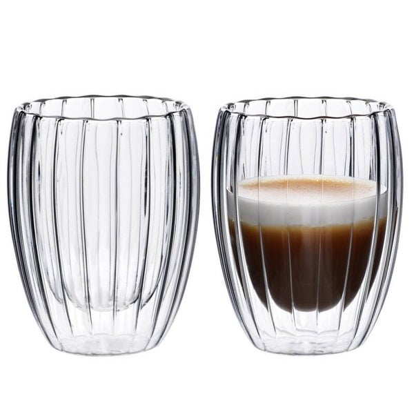 Peter Stripes Set van 2 glazen 300 ml 8x5x11.5 cm