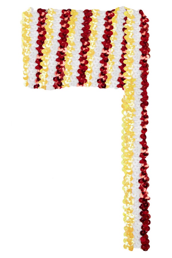 Paillettenband Oeteldonk elastisch 3 meter