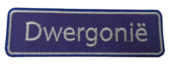 Straatnaambord Dwergonië