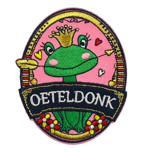 Kikker roze Oeteldonk