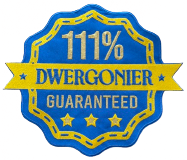 Rugembleem 111% Dwergonier