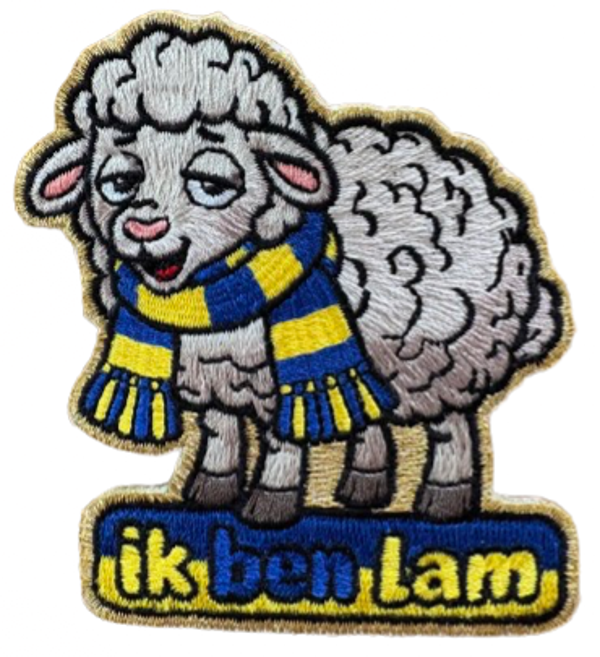 Ik ben lam blauw/geel