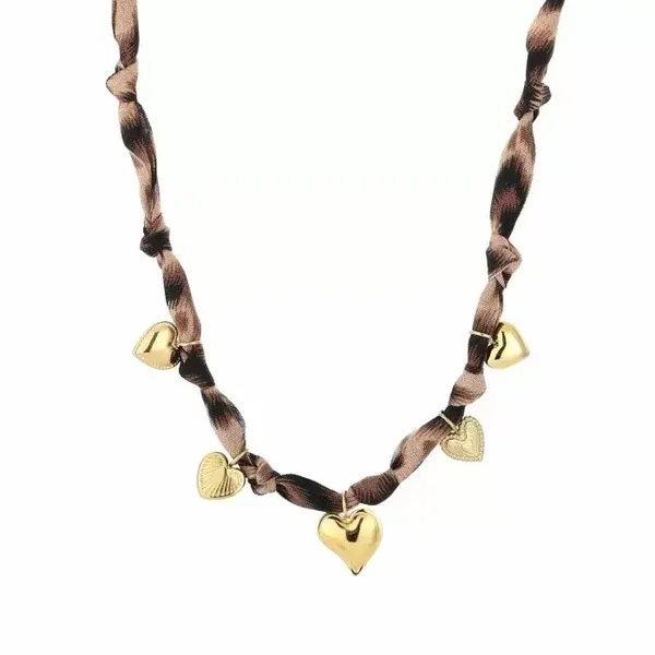 Panter hearts, ketting (goud)