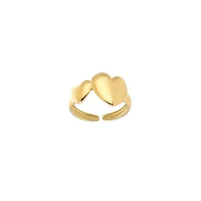 Double love, ring (goud)
