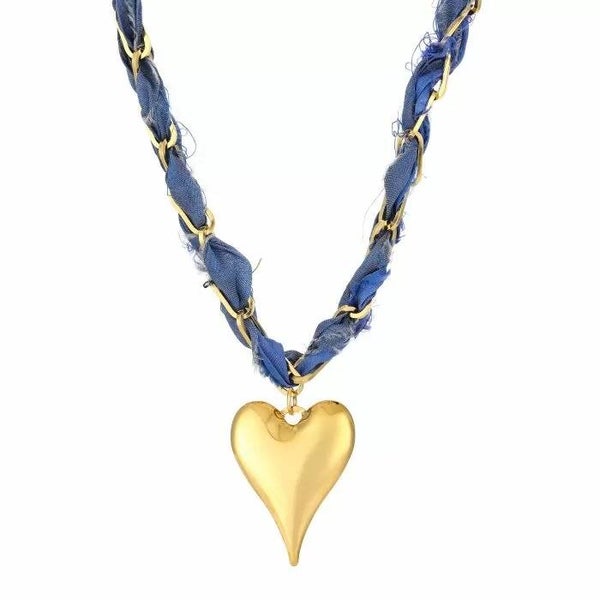 Liv, ketting (blauw)